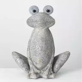 2' Big Eyed Frog Garden Statue