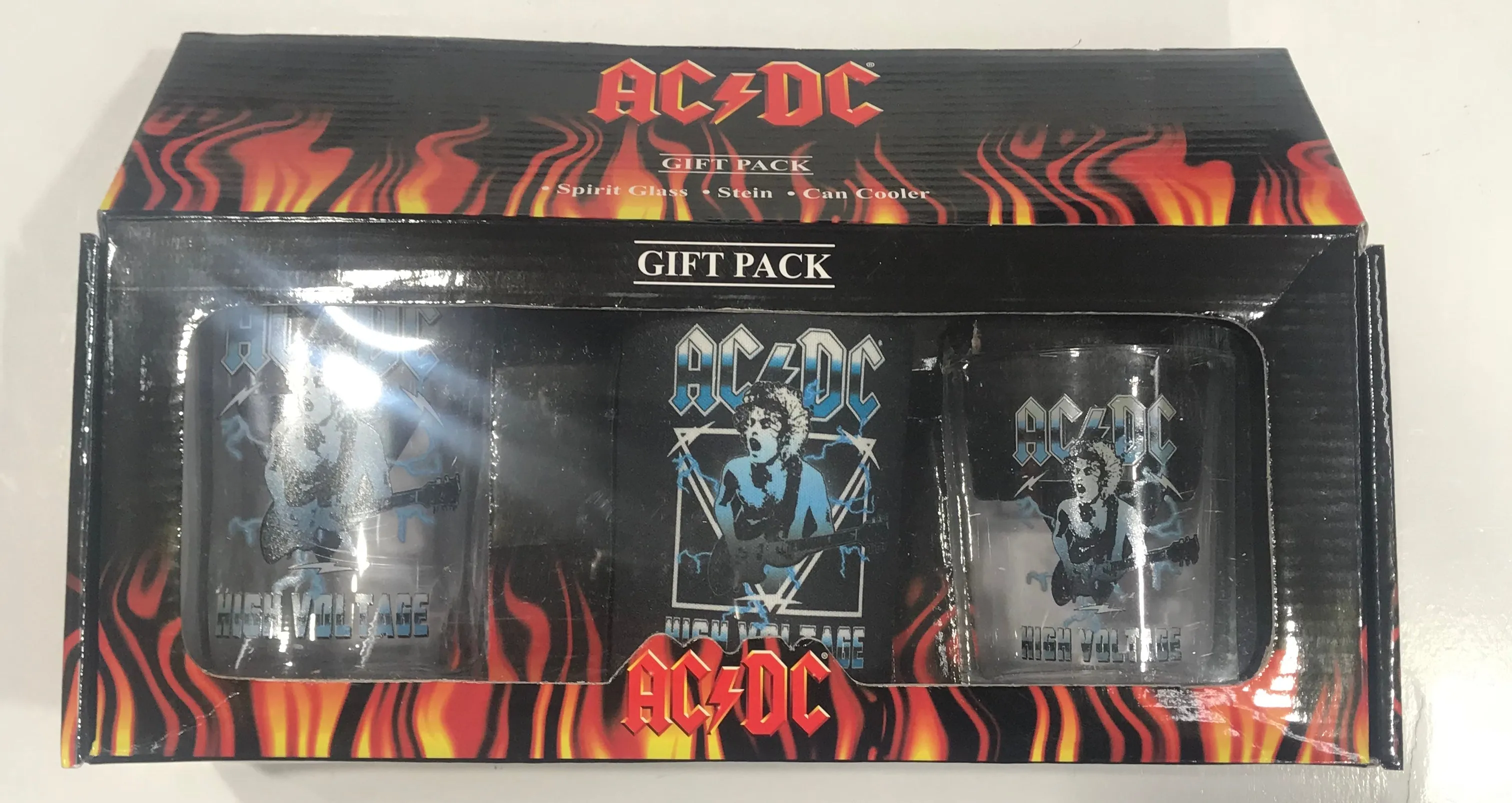 ACDC Gift Pack Spirit Glass Stein Can Cooler