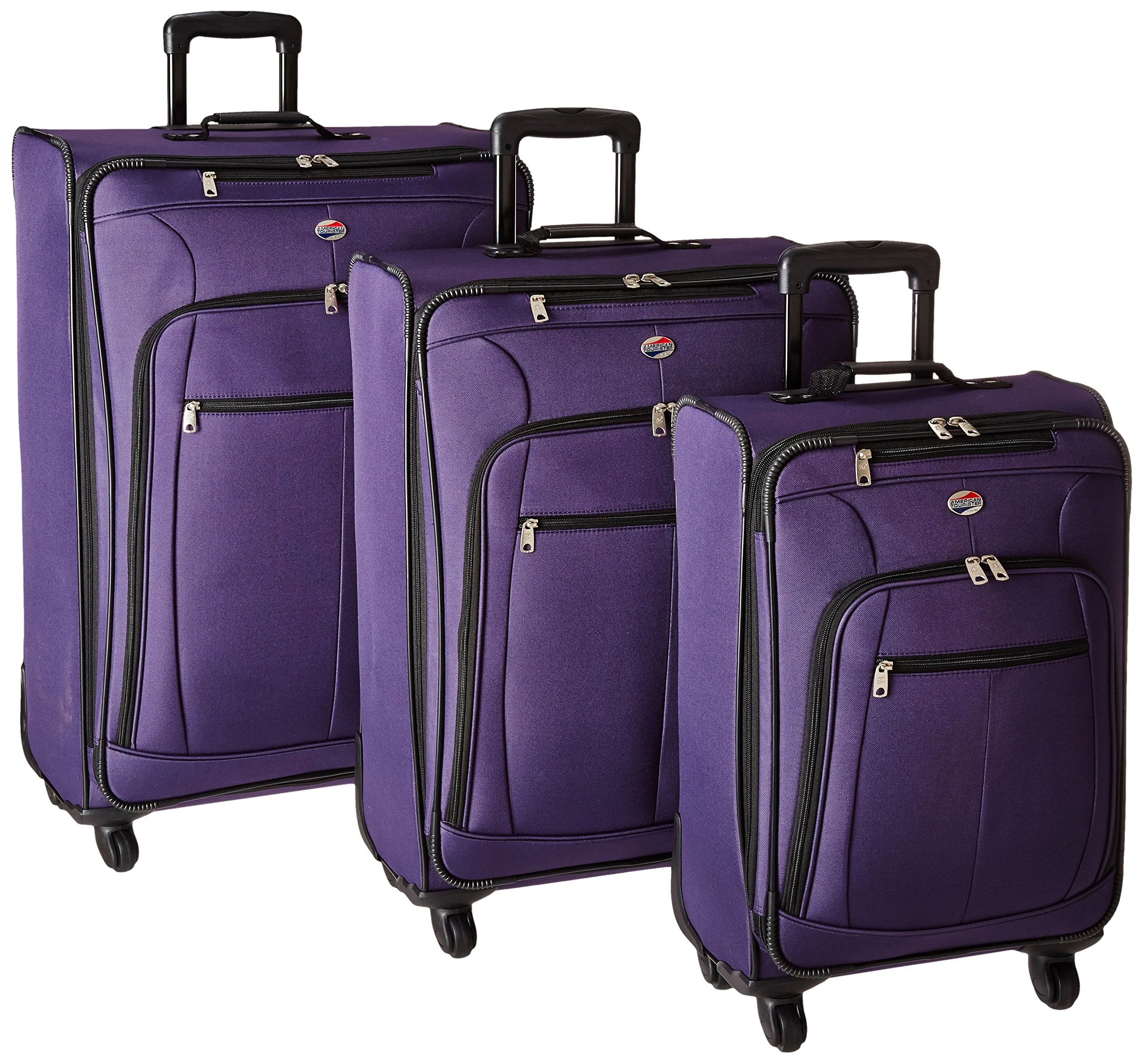 American Tourister American Tourister AT Pops Plus Softside 3-Piece Spinner Wheel Luggage Set