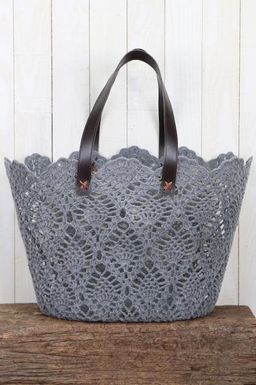 Beach star Crochet tote Bag