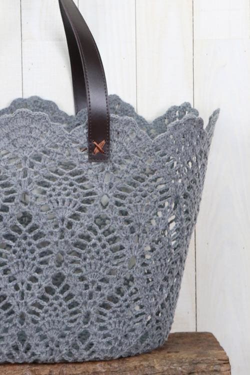 Beach star Crochet tote Bag