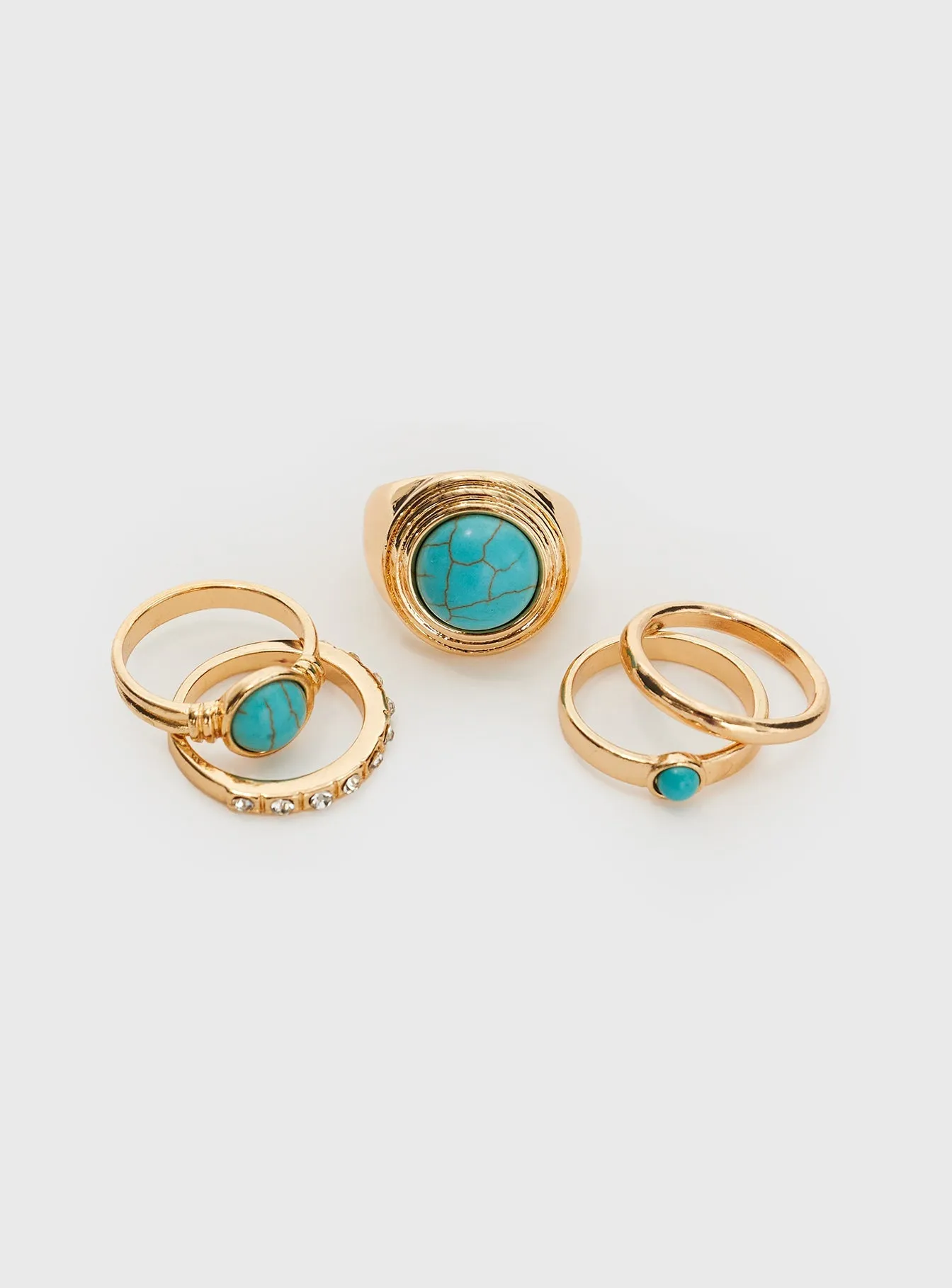 Beetle Ring Pack Gold