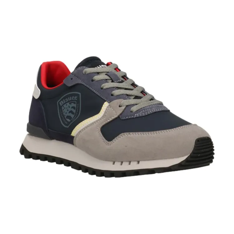 Blauer s4dixon02 Sneakers Uomo Stringate Navy/Red