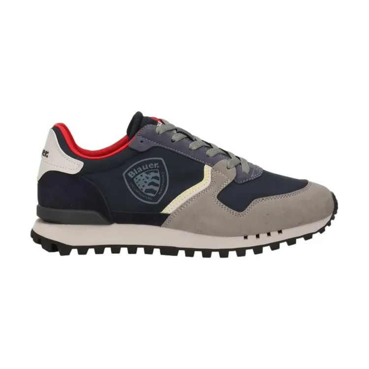 Blauer s4dixon02 Sneakers Uomo Stringate Navy/Red