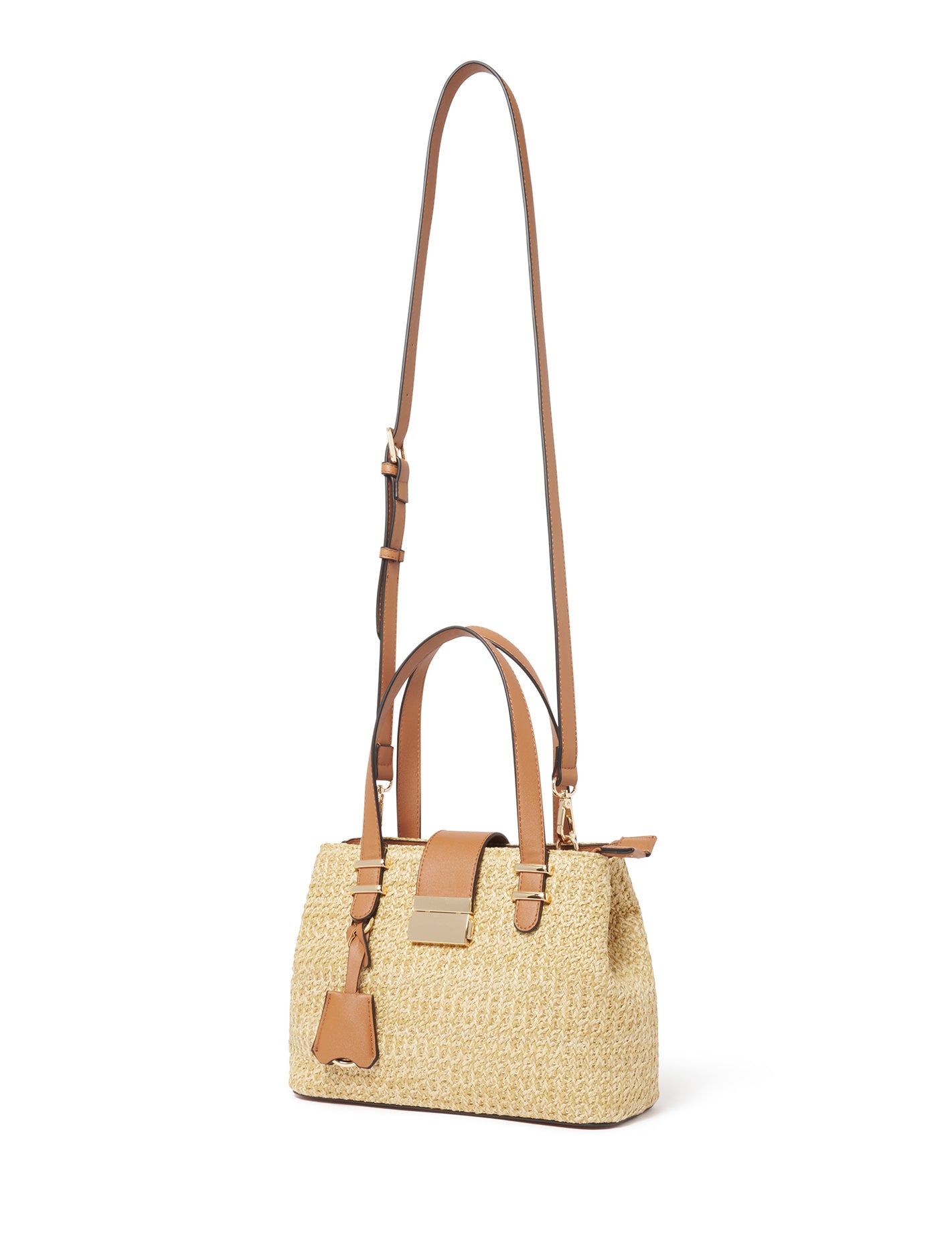 Bonnie Weave Small Tag Tote Bag