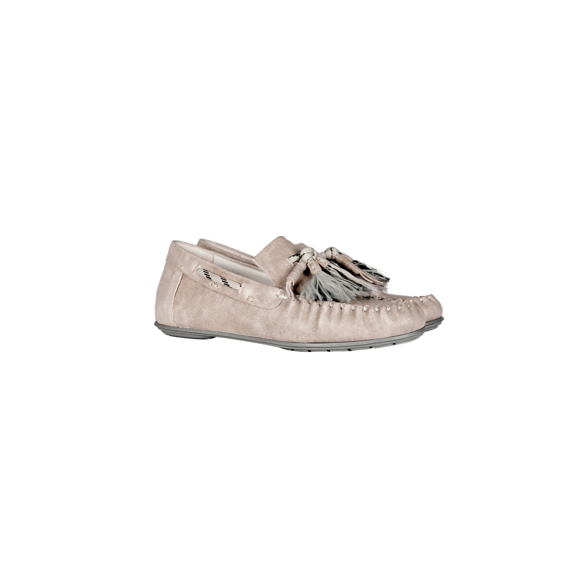 Car Shoe Nappine Vegetal Wash Light Grey