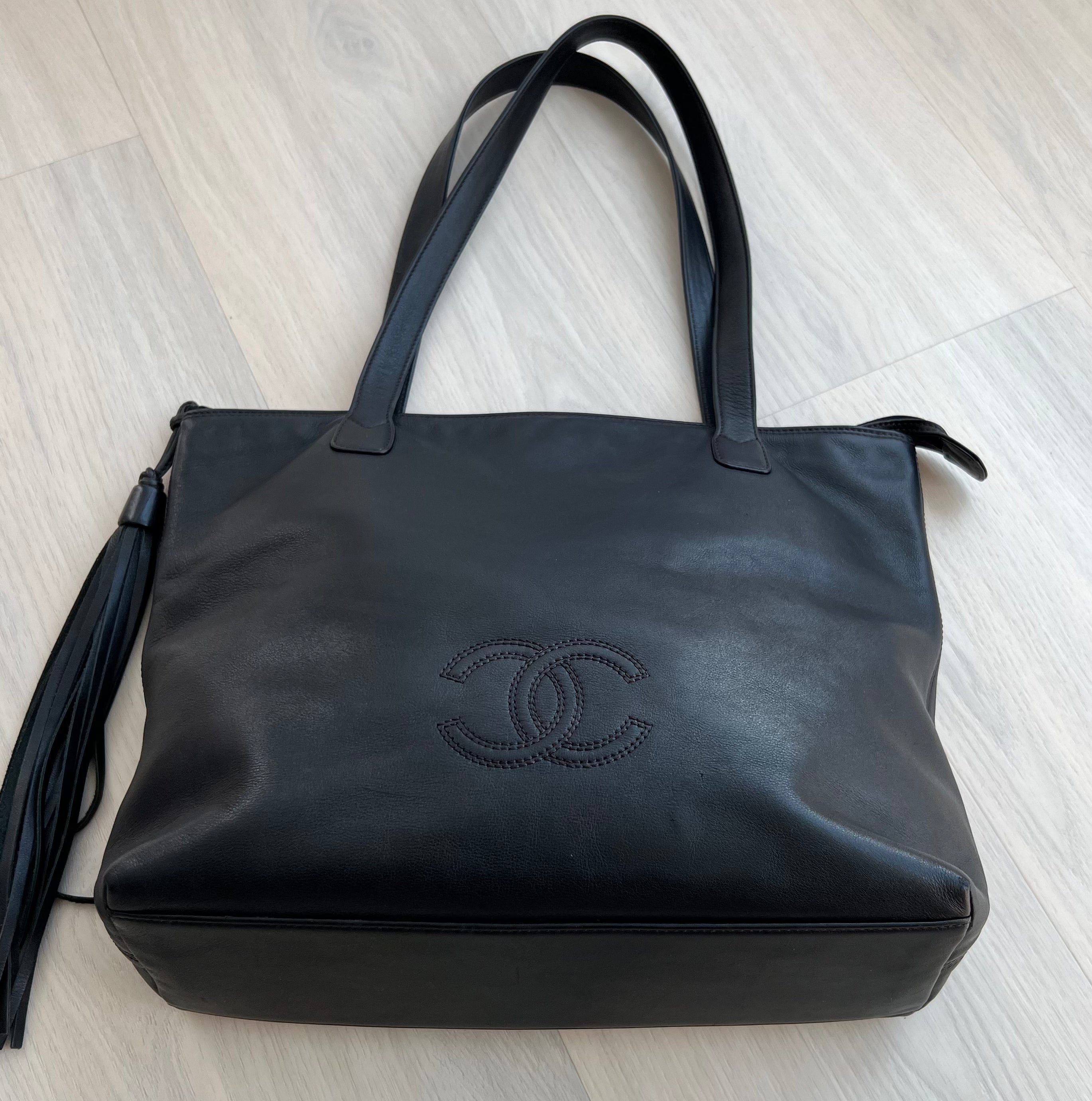 Chanel CC Tassel Tote Bag