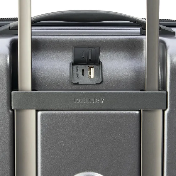 Delsey Chromium Lite 3-Piece Luggage Set - Graphite 