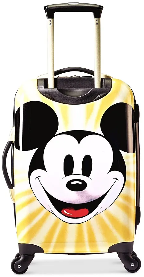 Disney Mickey Mouse Face Hardside 2-Piece Luggage Set 