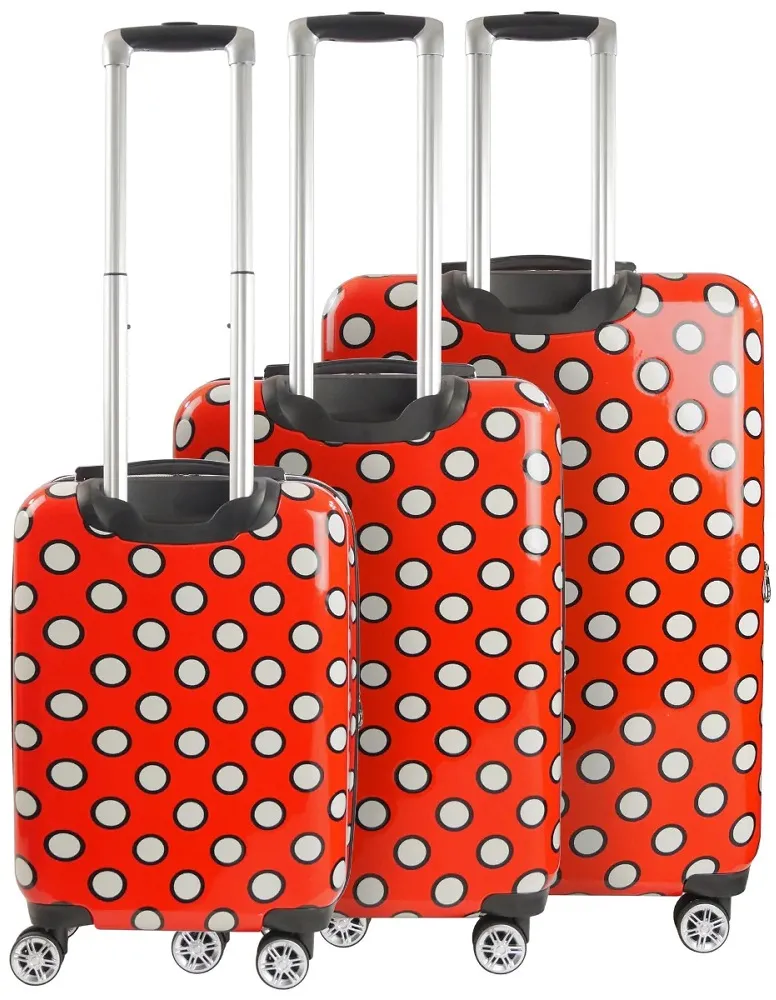 Ful Disney Minnie Mouse Polka Dot 3-Piece Luggage Set 