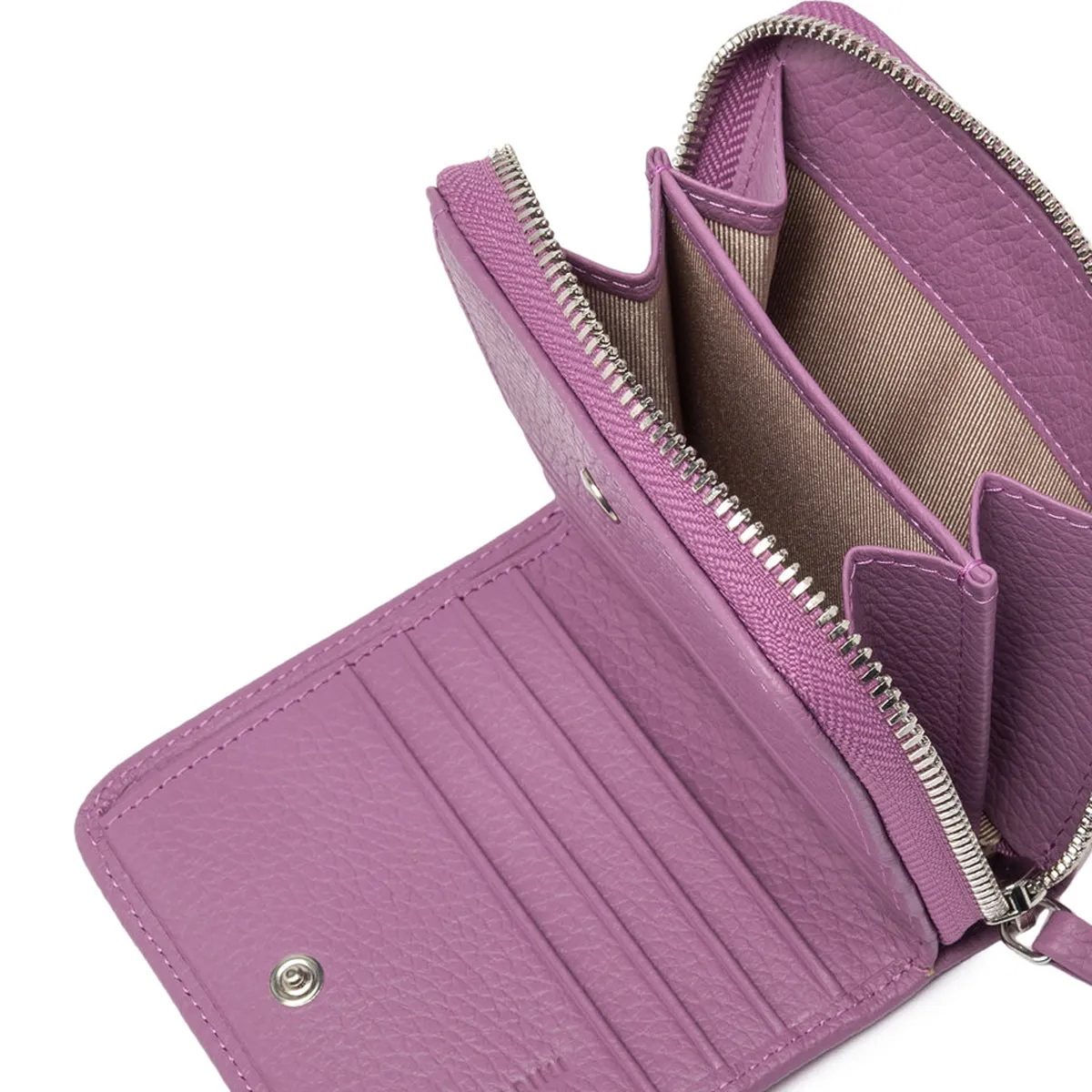 Gianni Chiarini - Portafoglio piccolo Zip Around Wallets Dollaro Argyle Purple - PF W-4953A/24PE GRN - ARGYLE/PURPLE