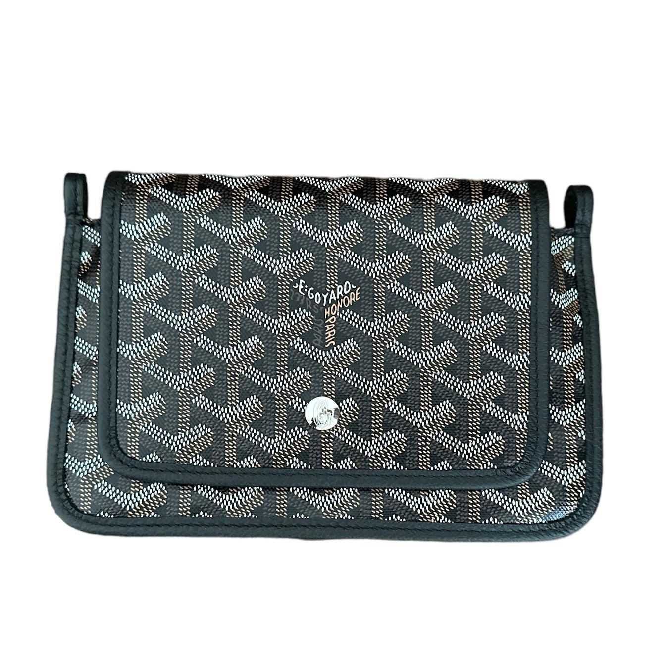 Goyard Plumet Pocket Wallet Crossbody - Black (NWT)