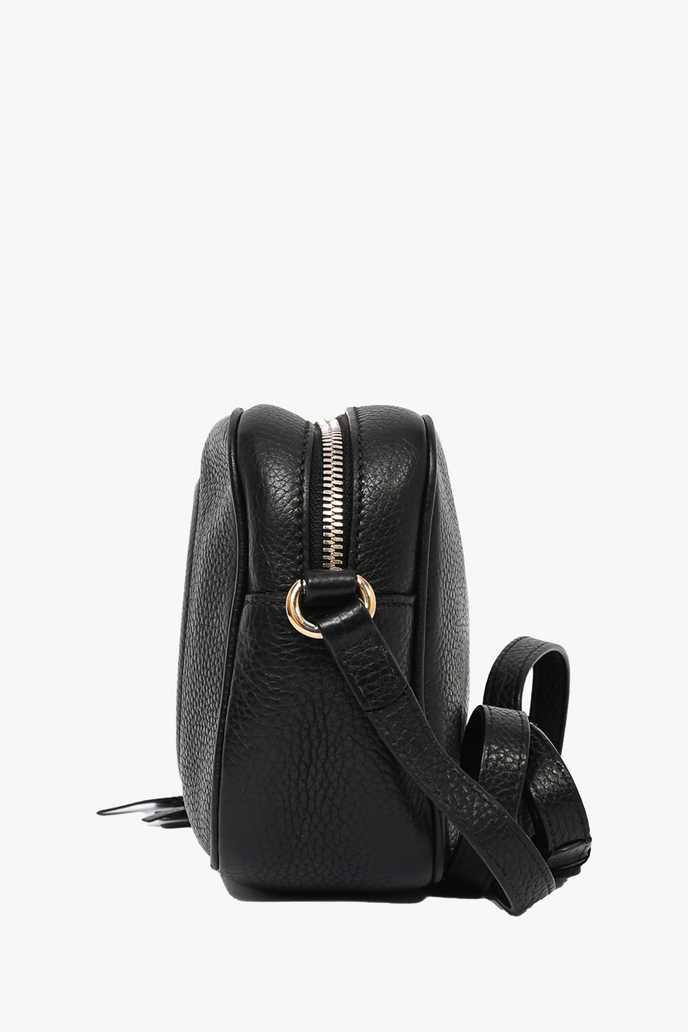 Gucci Black Leather Soho Disco Crossbody Bag