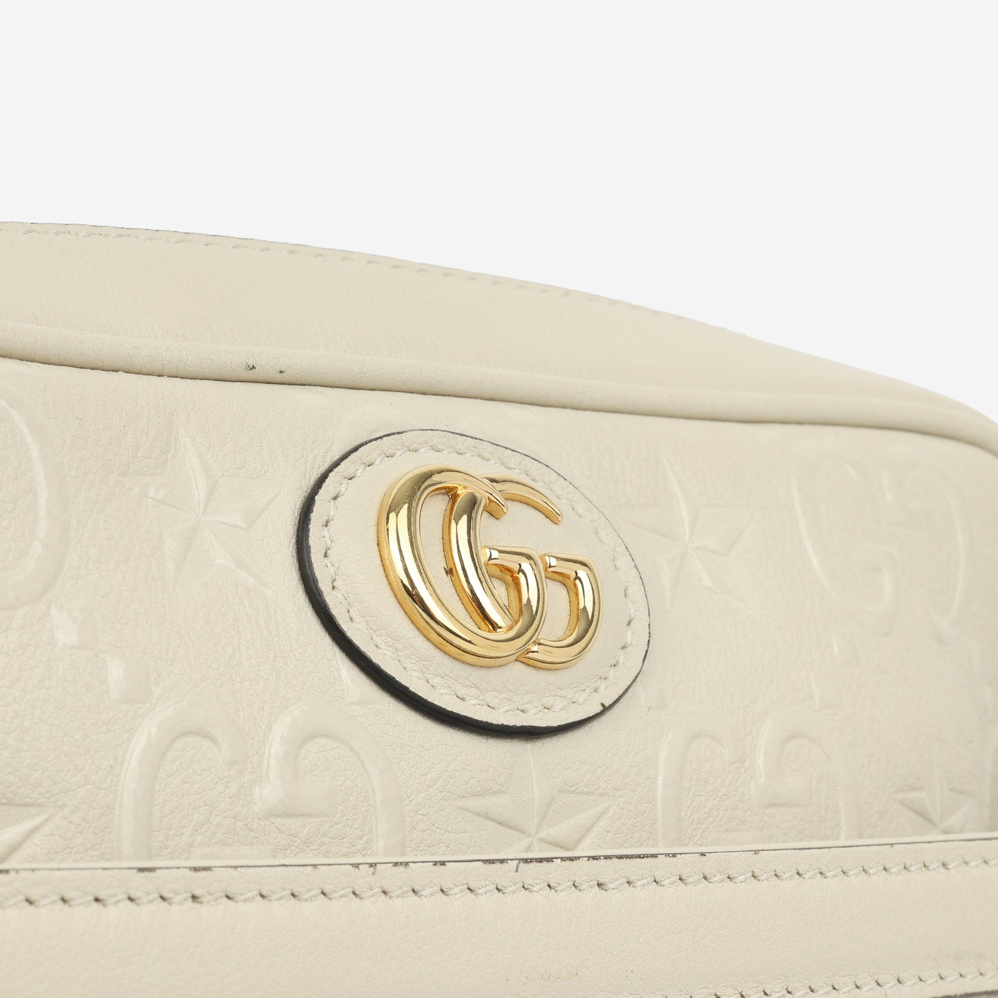 Gucci GG Star Crossbody - Cream Calfskin