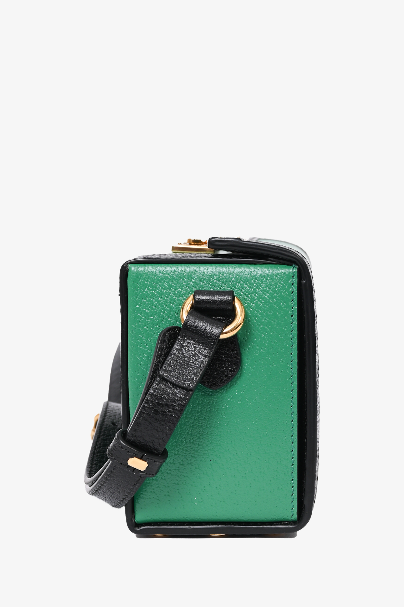 Gucci Green Leather 100 Centennial Mini Crossbody Bag