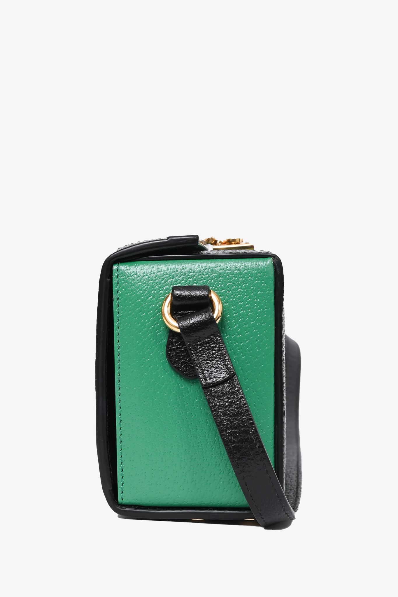 Gucci Green Leather 100 Centennial Mini Crossbody Bag