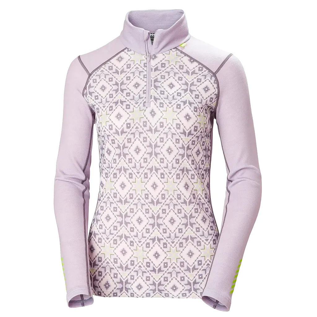 Helly Hansen Women's Lifa Merino Midweight Graphic 1/2 Zip - Past Season