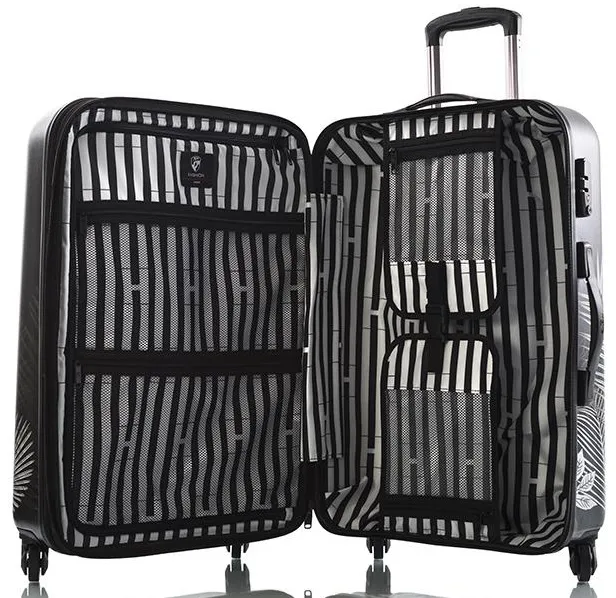 Heys Oasis Black/Gold Leaf 3-Piece Luggage Set 