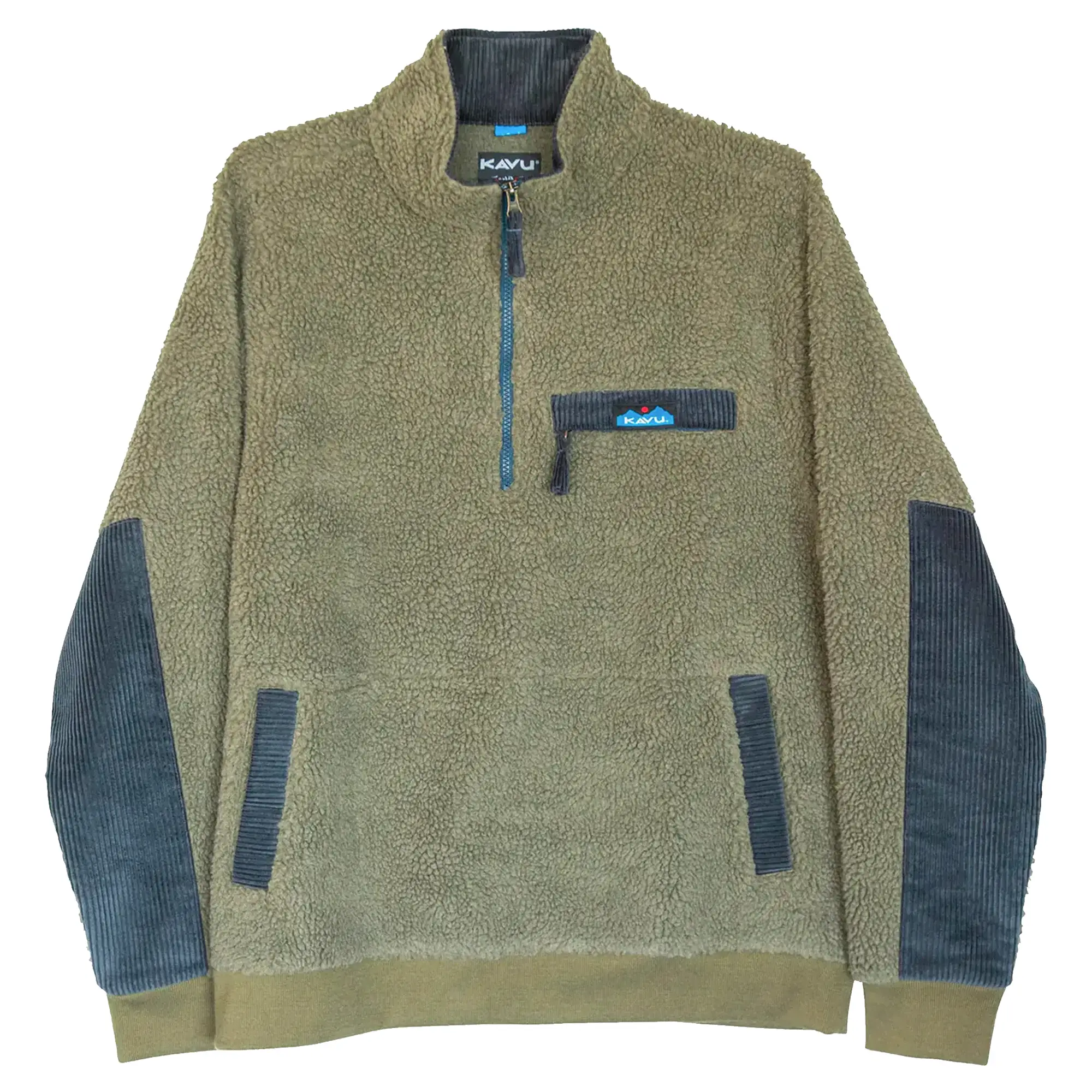 KAVU Calawah 1/2 Zip Fleece - Moss