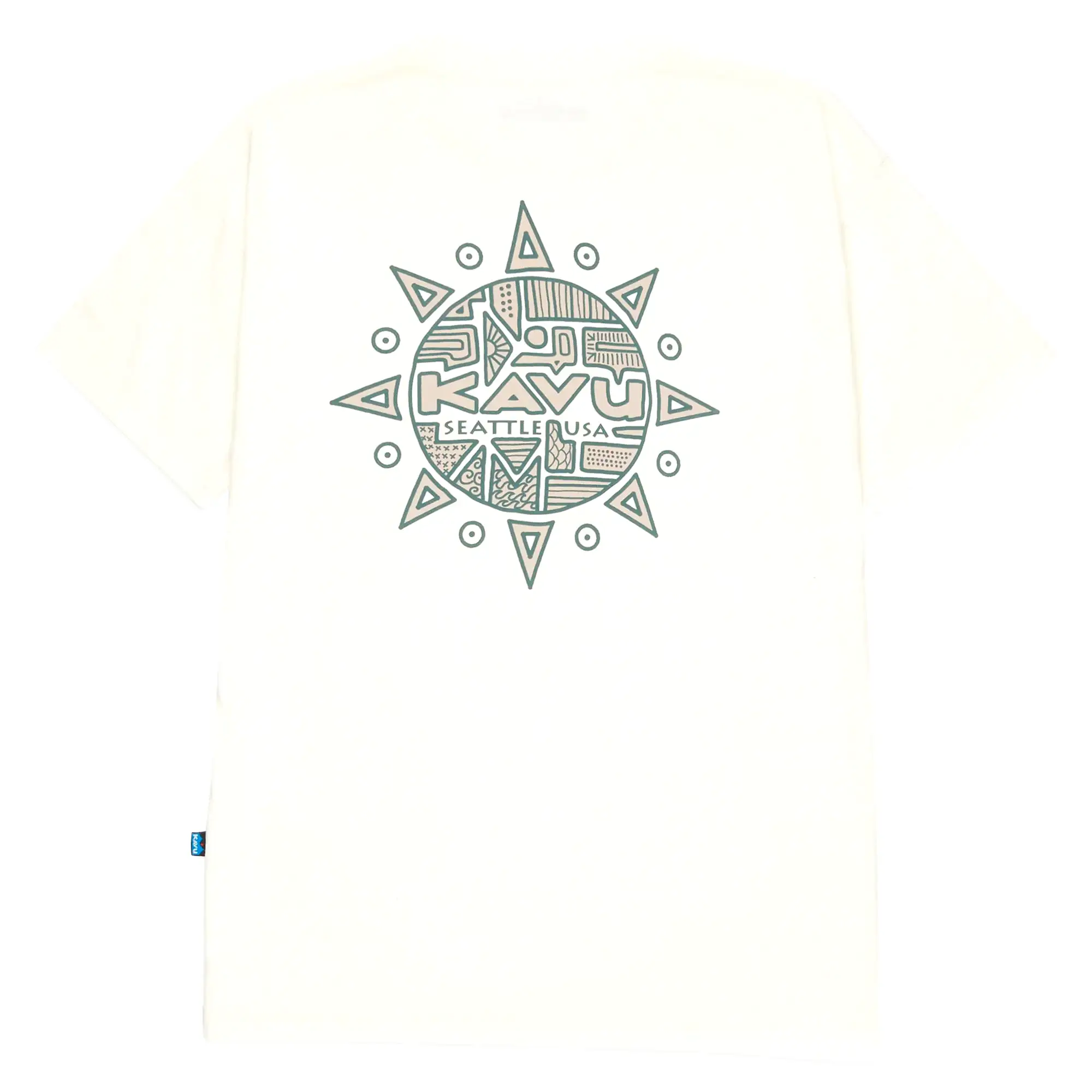 KAVU Compass T-Shirt - Off White