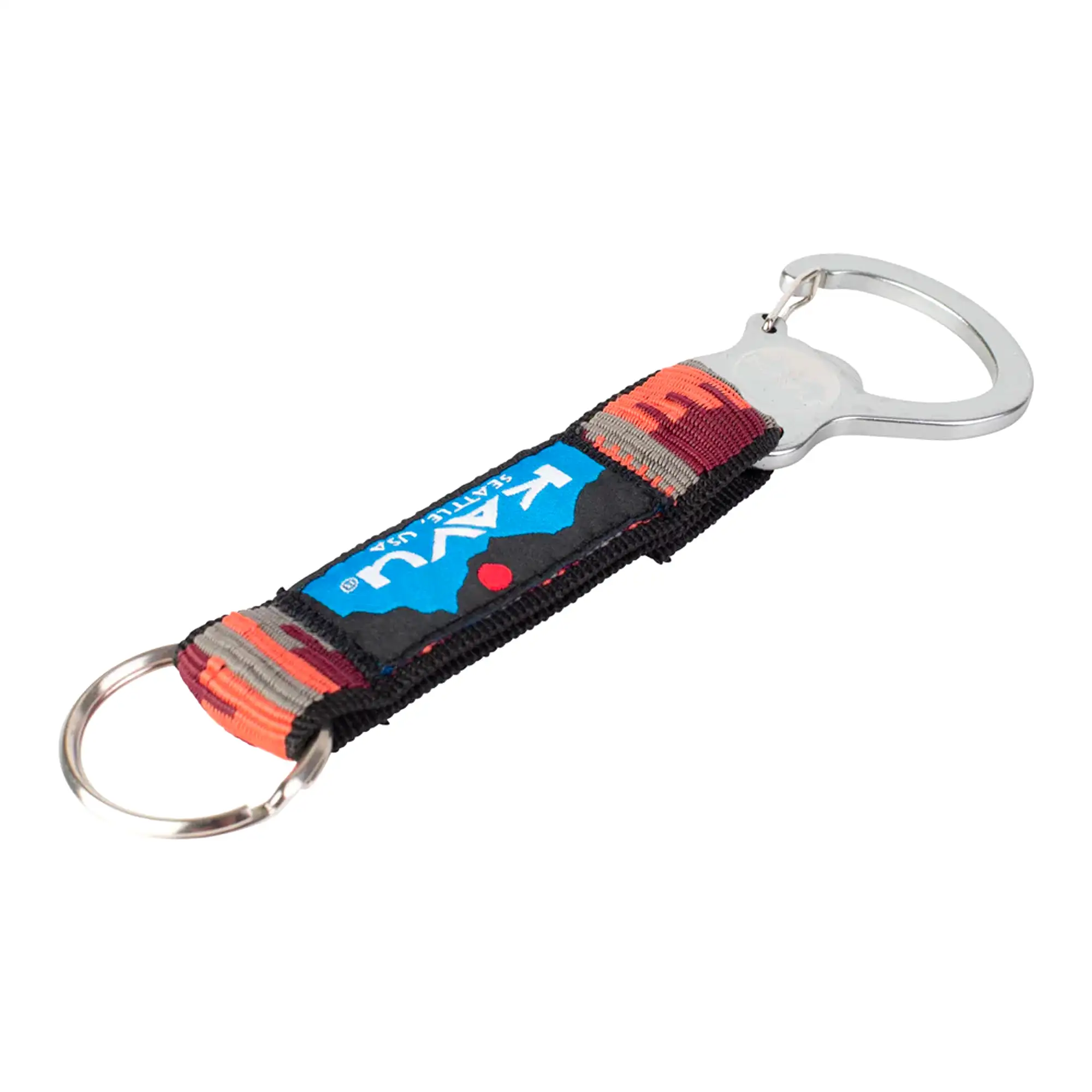 KAVU Crack It Open Bottle Opener & Keyring - Coral Vibes