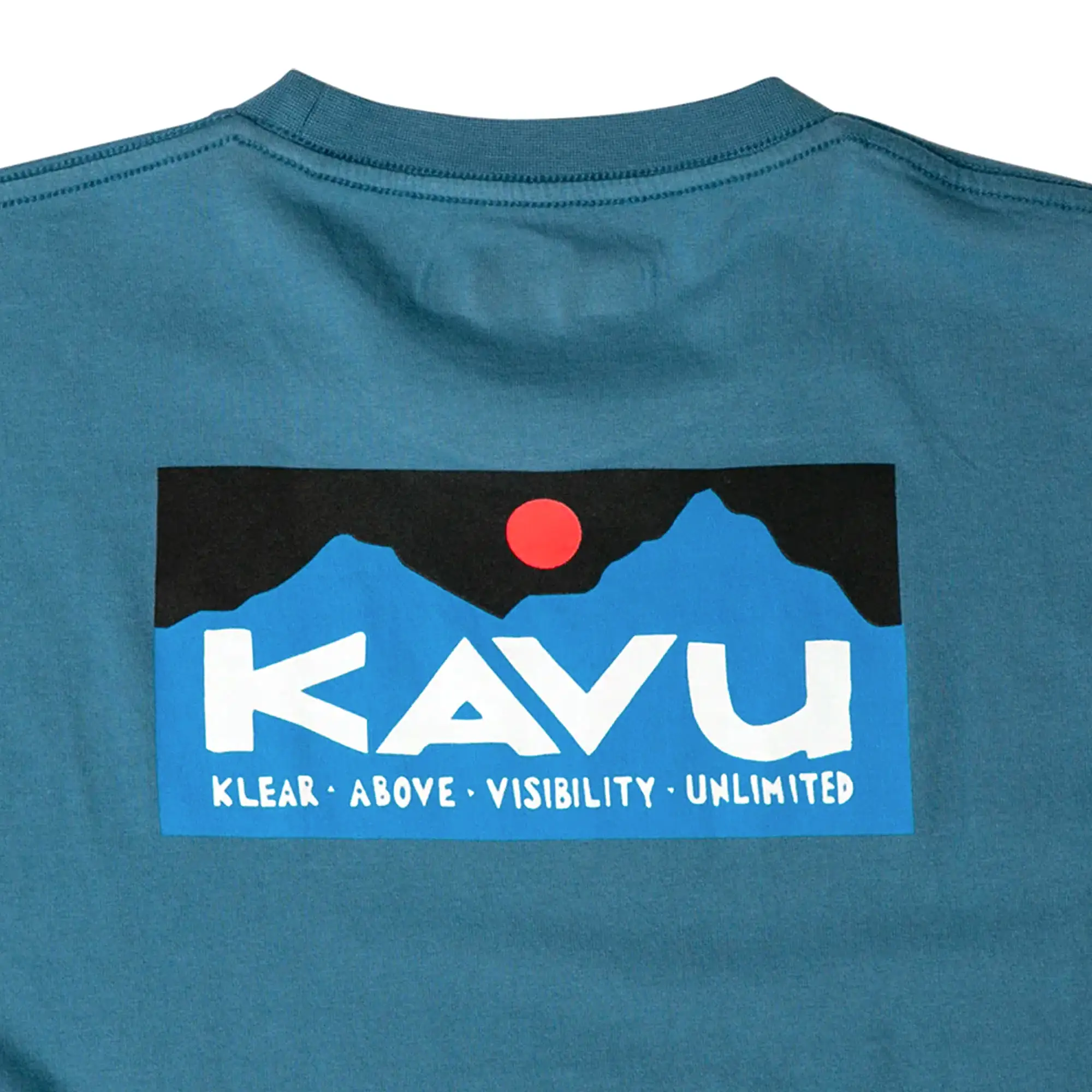 KAVU Klear Above Etch Art T-Shirt - Vintage Blue