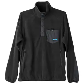 KAVU Teannaway Mock Neck Polar Fleece  - Black