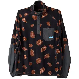 KAVU Teannaway Mock Neck Polar Fleece - Pine Cones