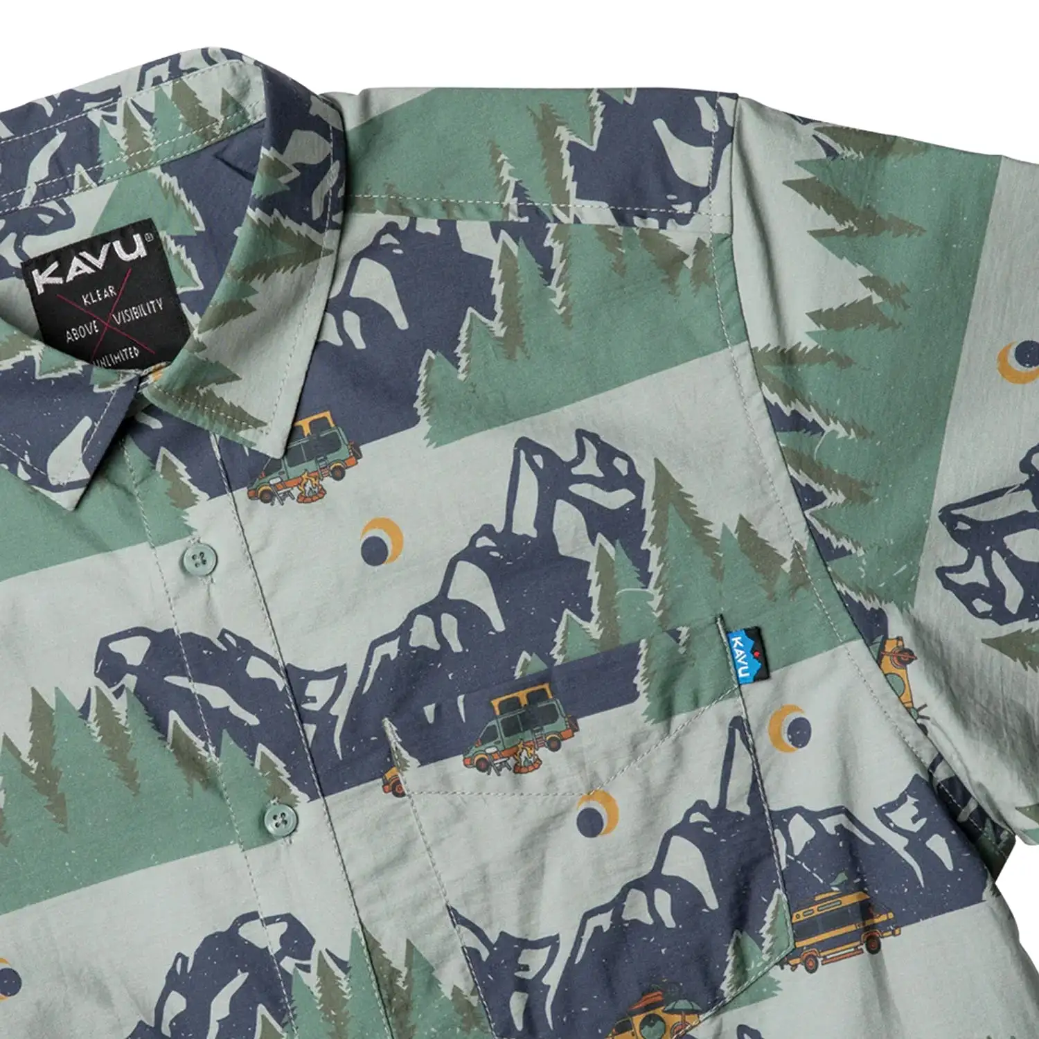 Kavu The Jam Short Sleeve Shirt - Off Road Van