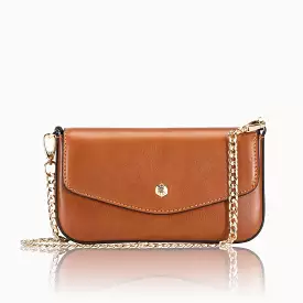 Ladies Clutch Bag, Tan