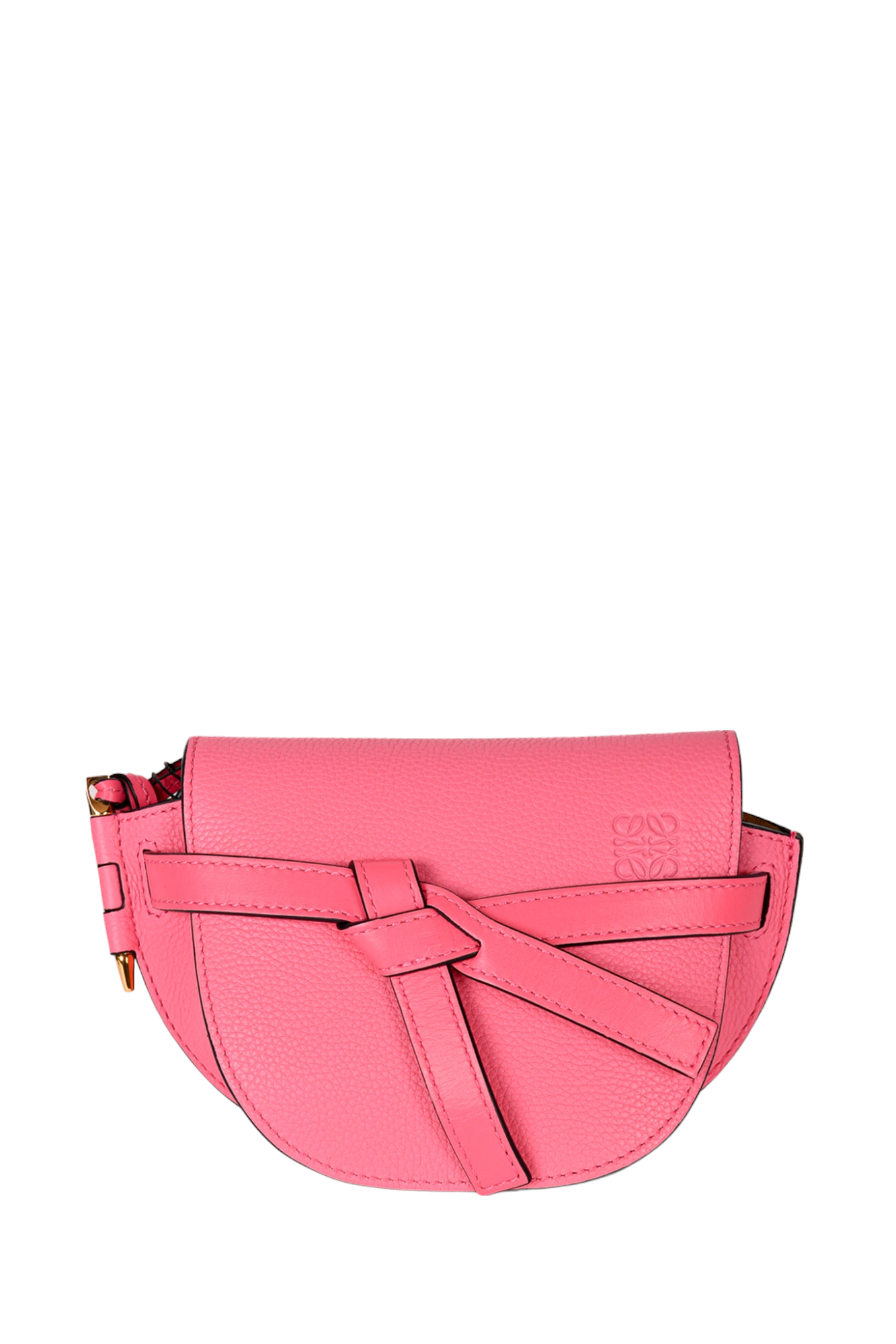 Loewe 2018 Hot Pink Leather Mini 'Gate' Crossbody