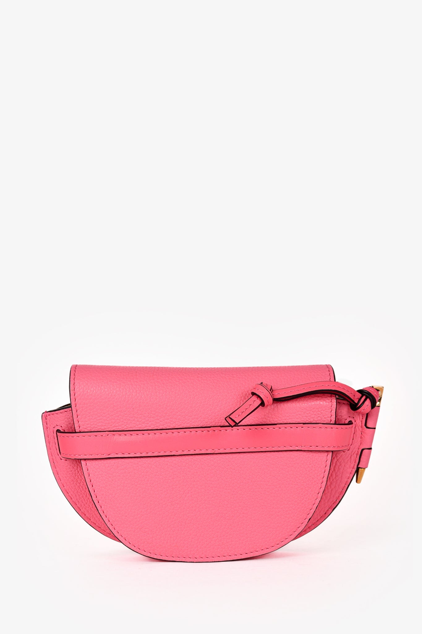 Loewe 2018 Hot Pink Leather Mini 'Gate' Crossbody