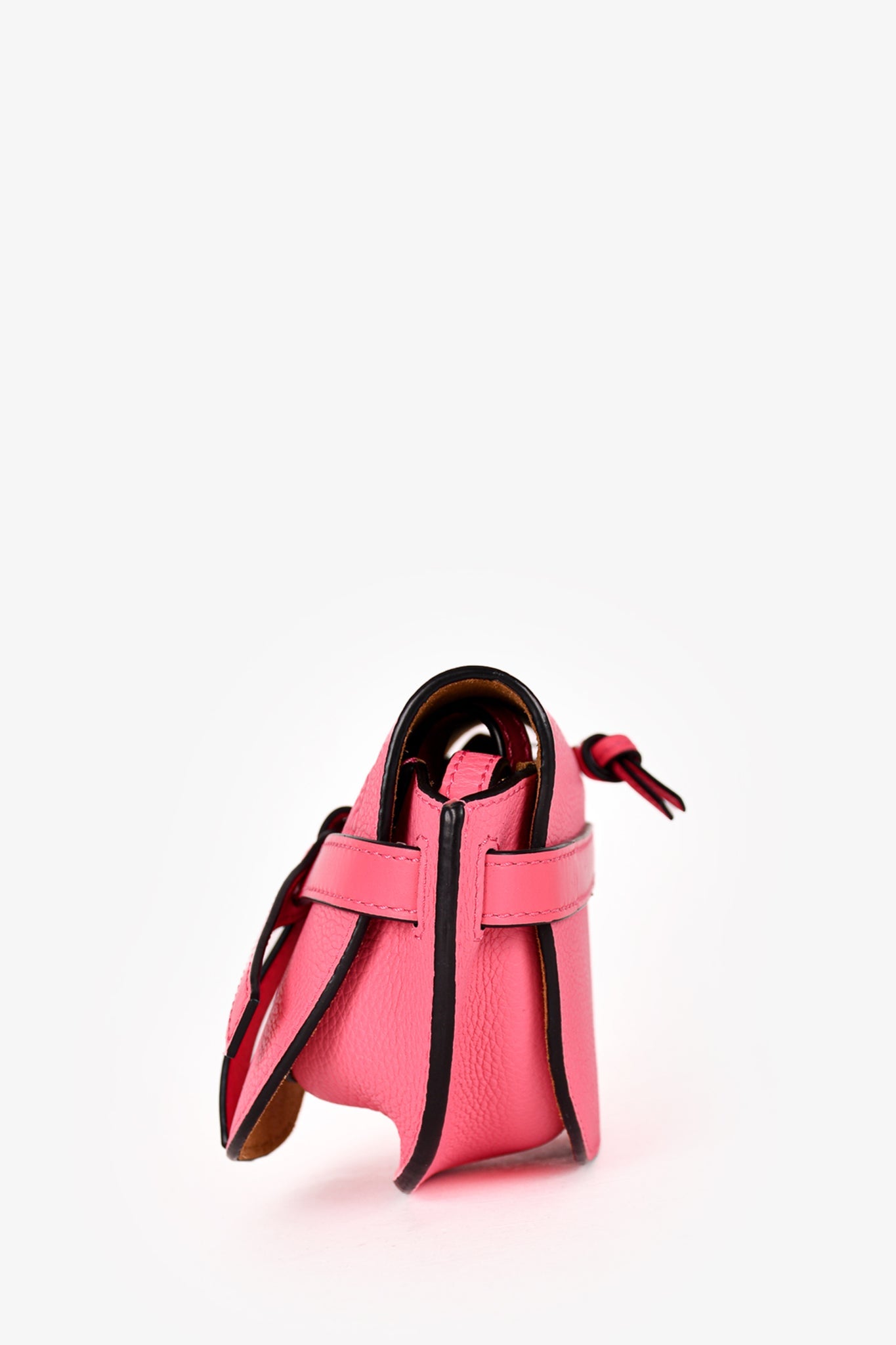 Loewe 2018 Hot Pink Leather Mini 'Gate' Crossbody