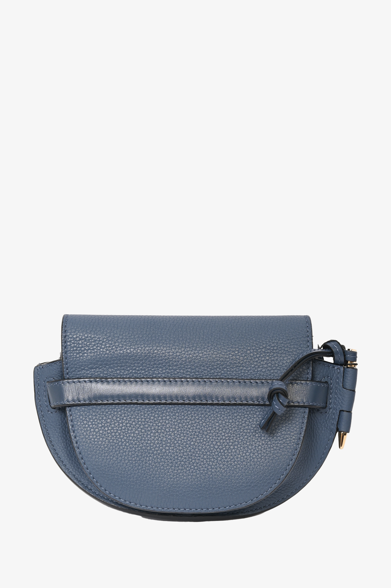 Loewe 2019 Blue Leather Green Leather Mini 'Gate' Crossbody