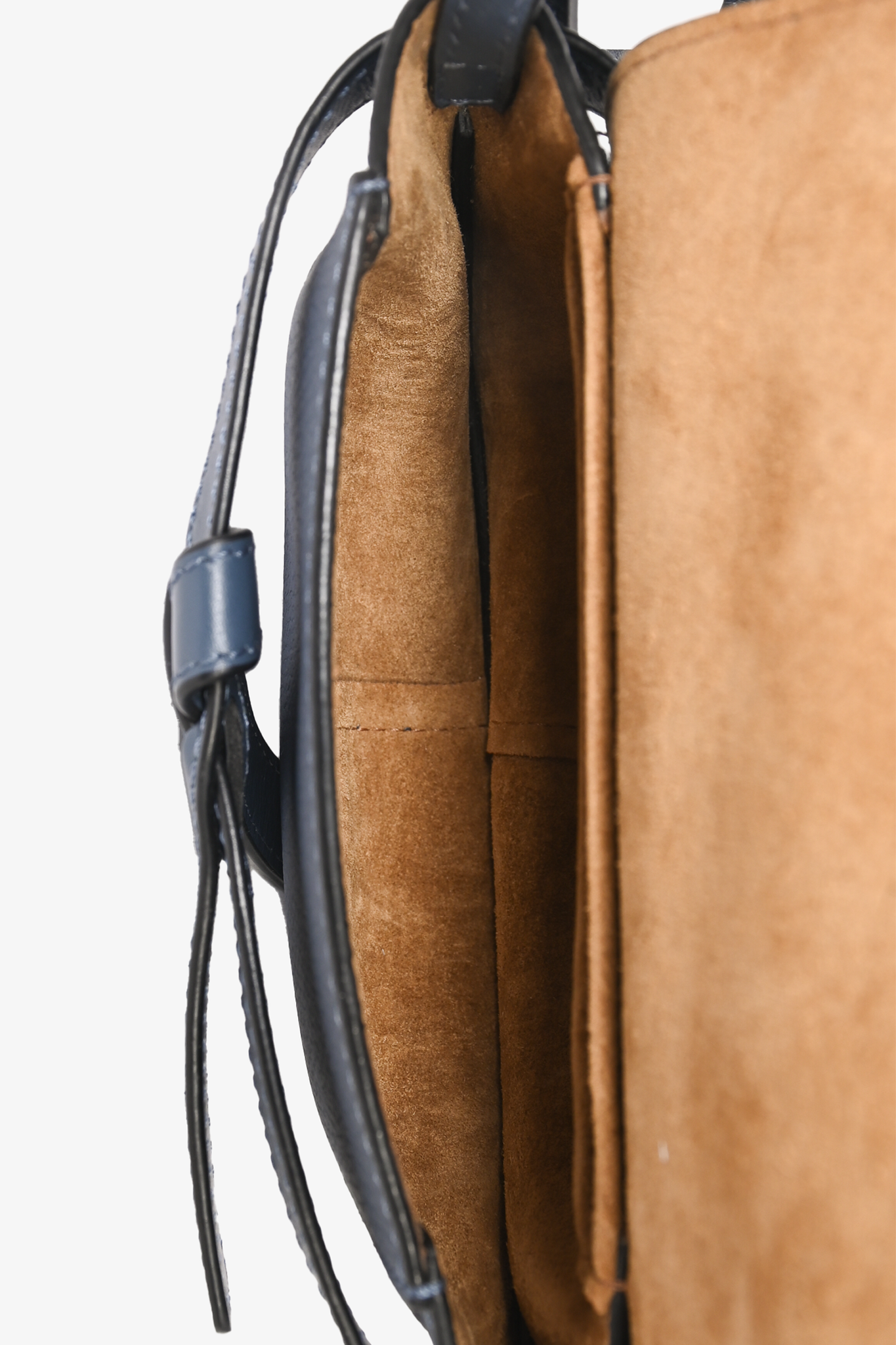 Loewe 2019 Blue Leather Green Leather Mini 'Gate' Crossbody