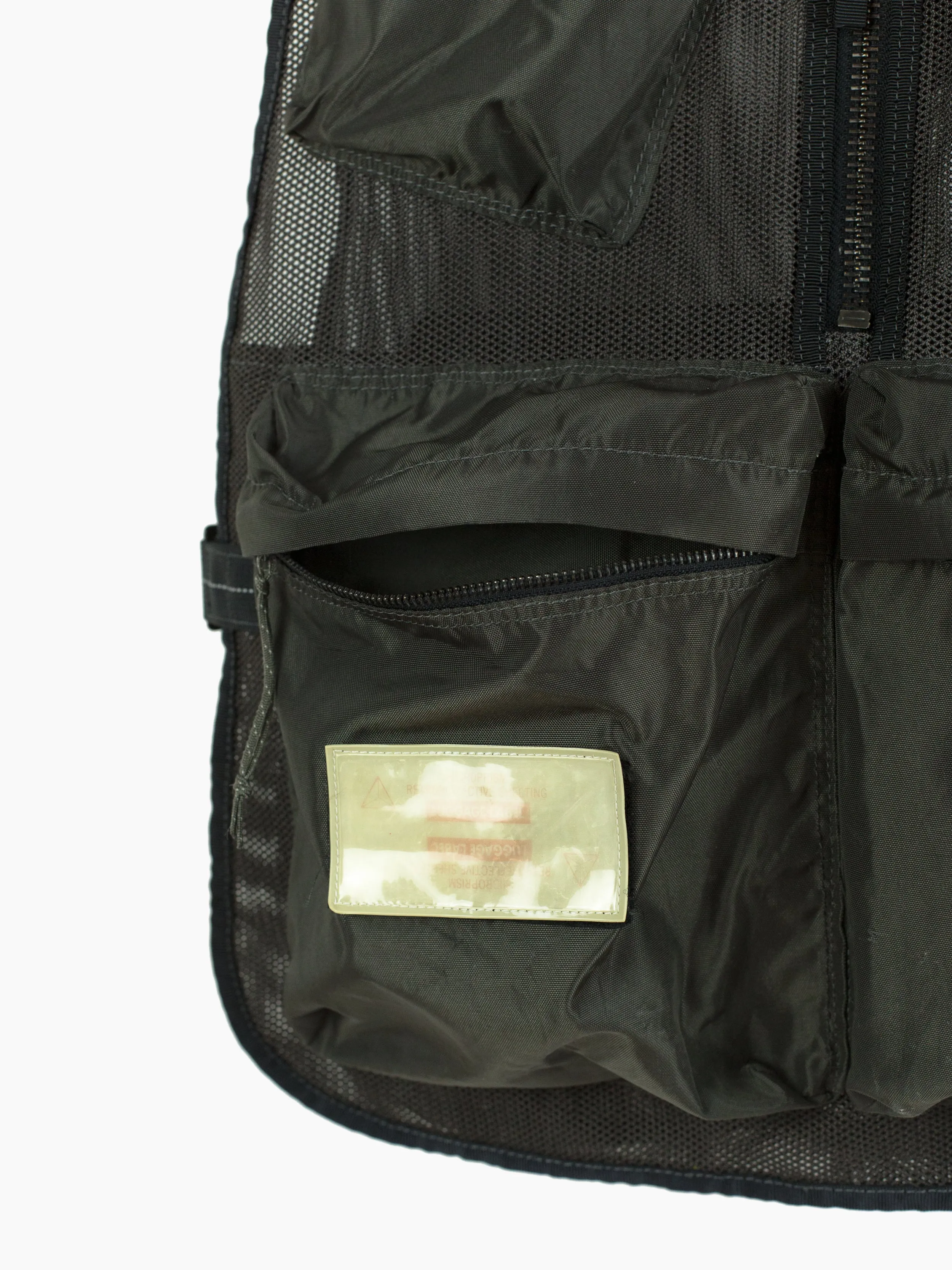 Luggage Label 80s 3D Pocket Cargo Vest