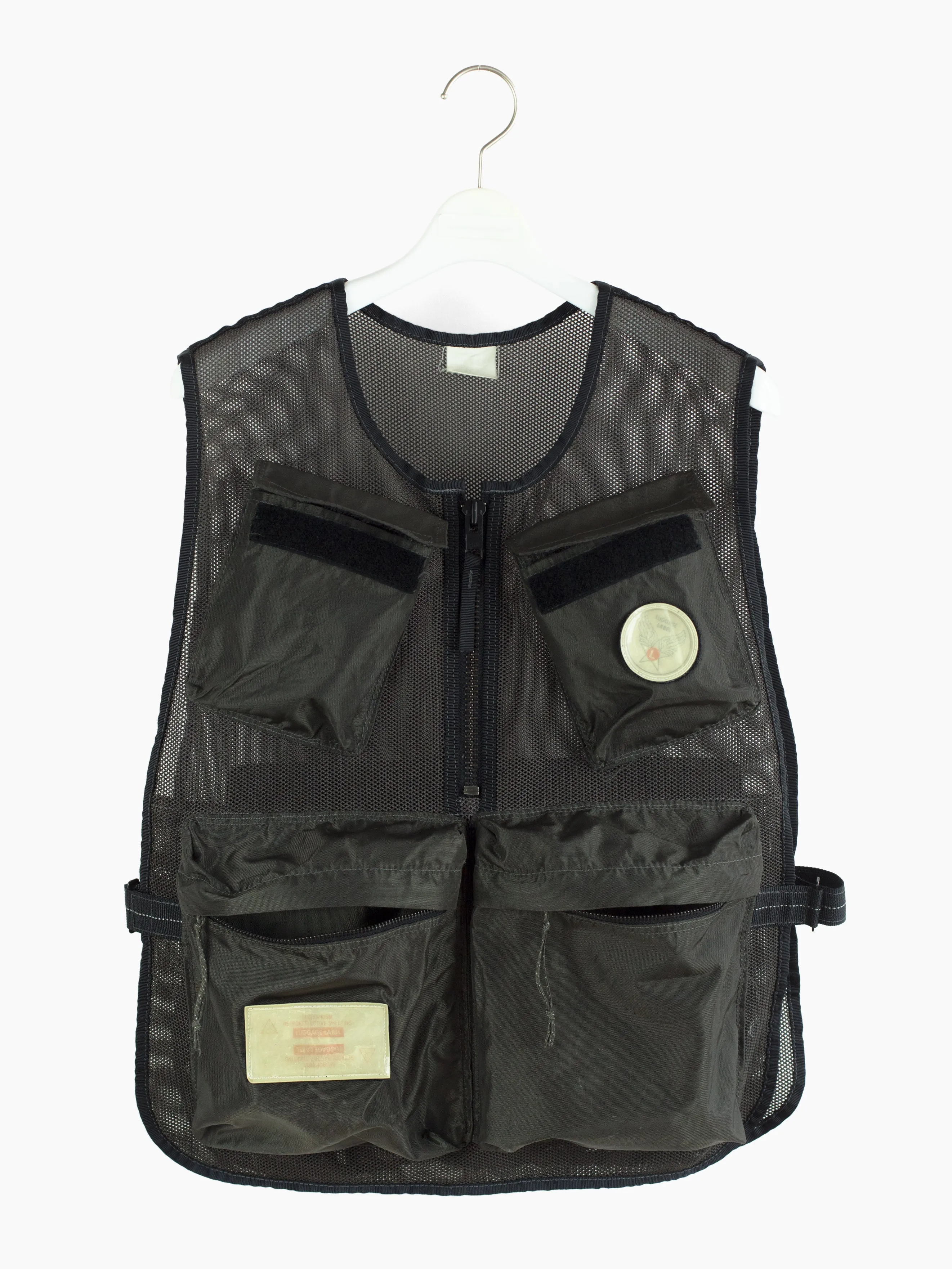 Luggage Label 80s 3D Pocket Cargo Vest