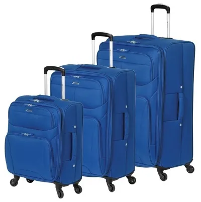 Mancini Liteflite Expandable 3-Piece Luggage Set 