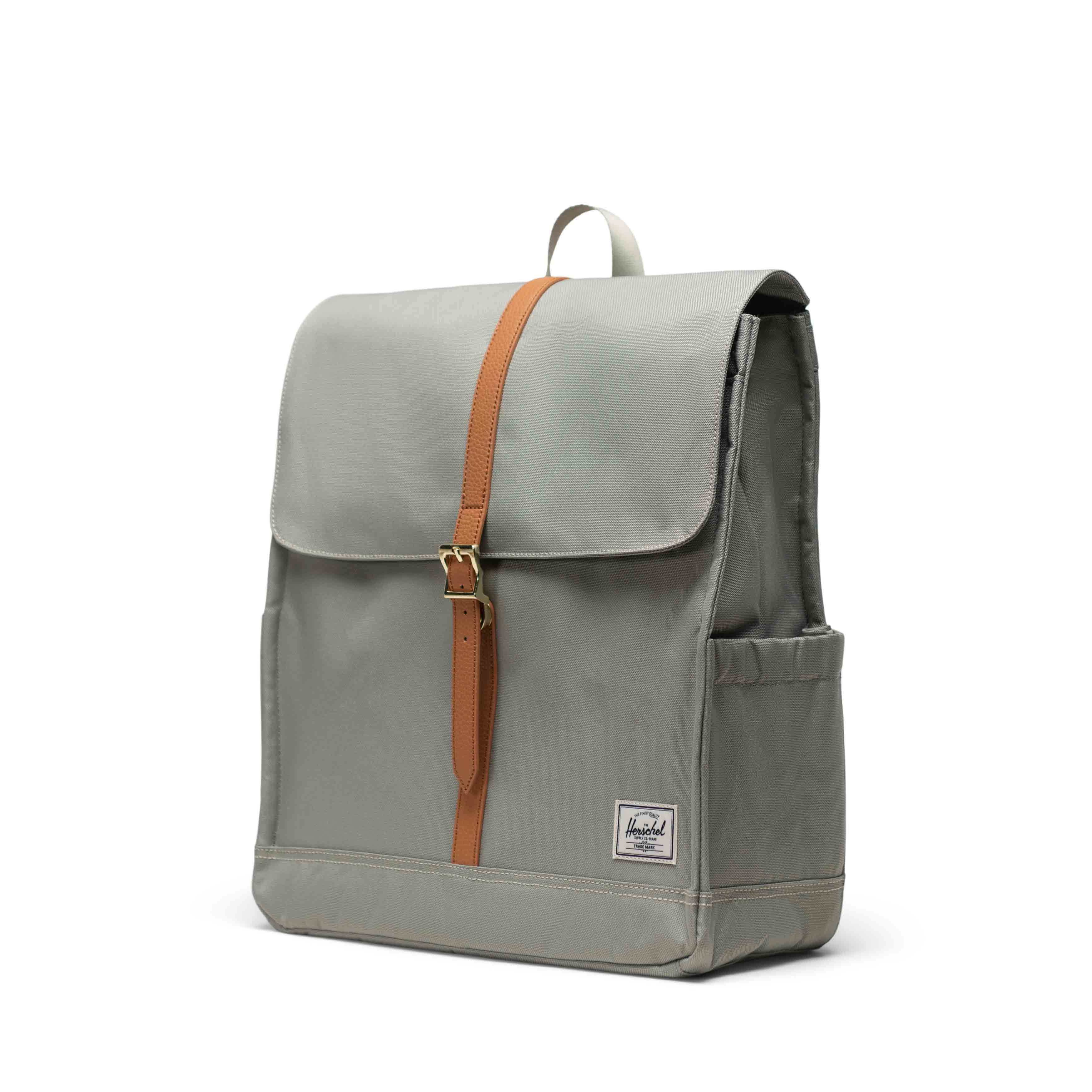 Mochila Herschel City Seagrass/White Stitch