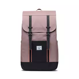 Mochila Herschel Retreat Taupe Grey/Black/Shell Pink