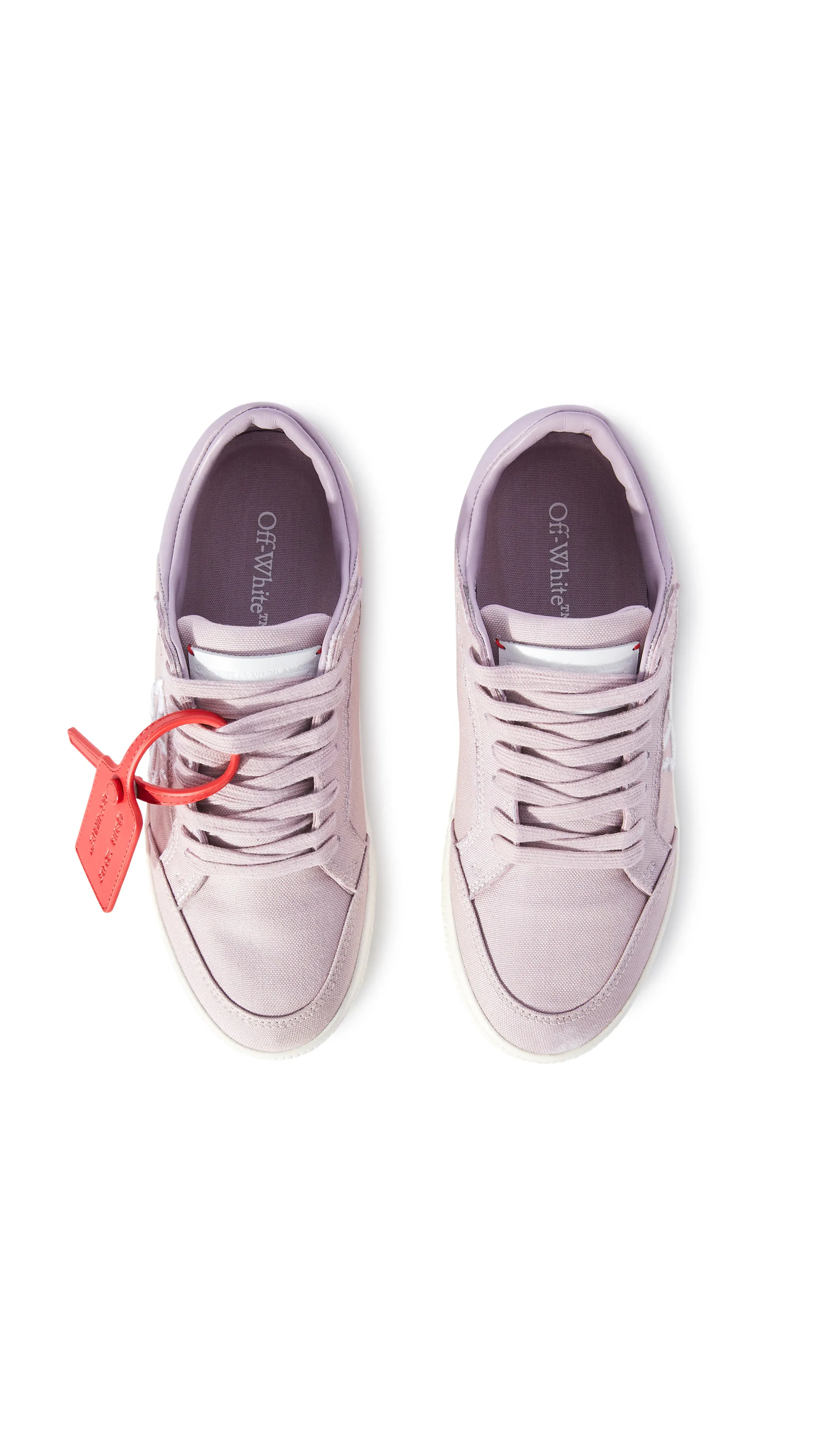 New Low Vulcanized Sneakers - White/Lilac