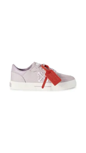 New Low Vulcanized Sneakers - White/Lilac