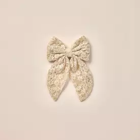 Noralee Oversized Bow in Champagne