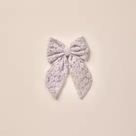 Noralee Oversized Bow in Cloud