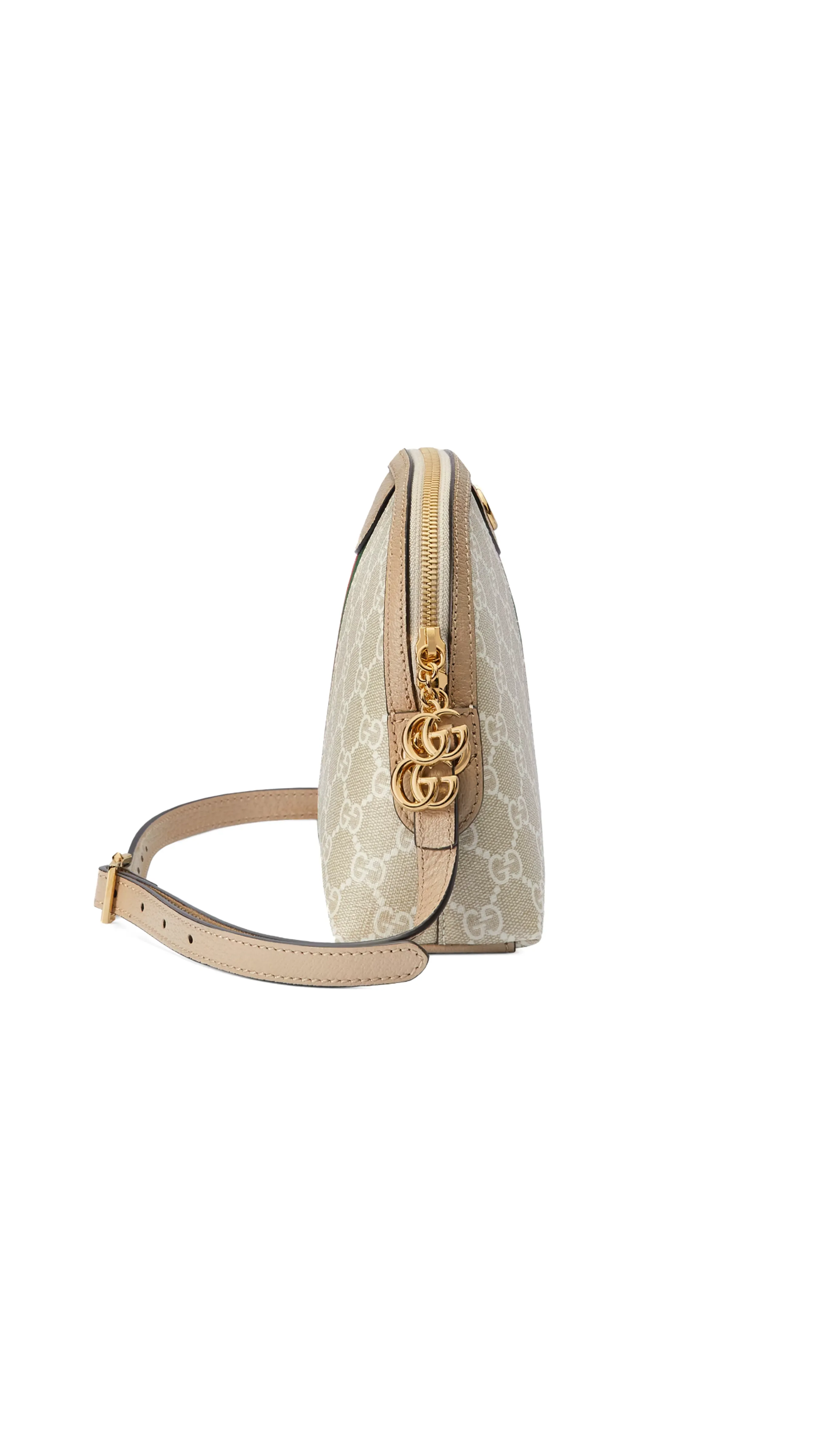 Ophidia Small Shoulder Bag - Beige/Ivory