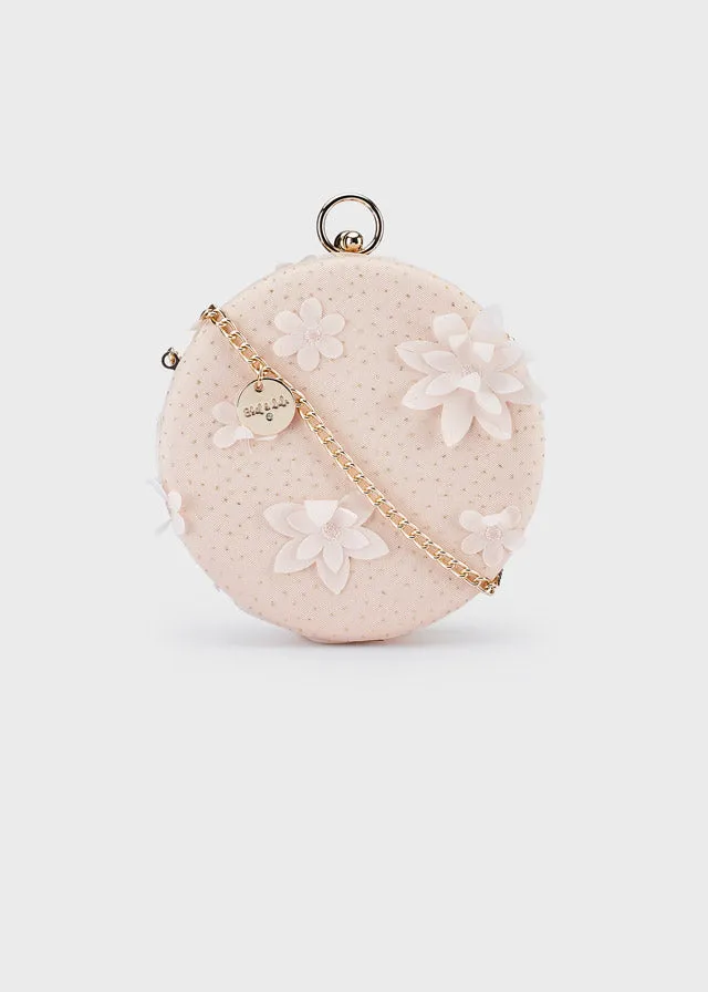 Peach Flowers Bag Girl