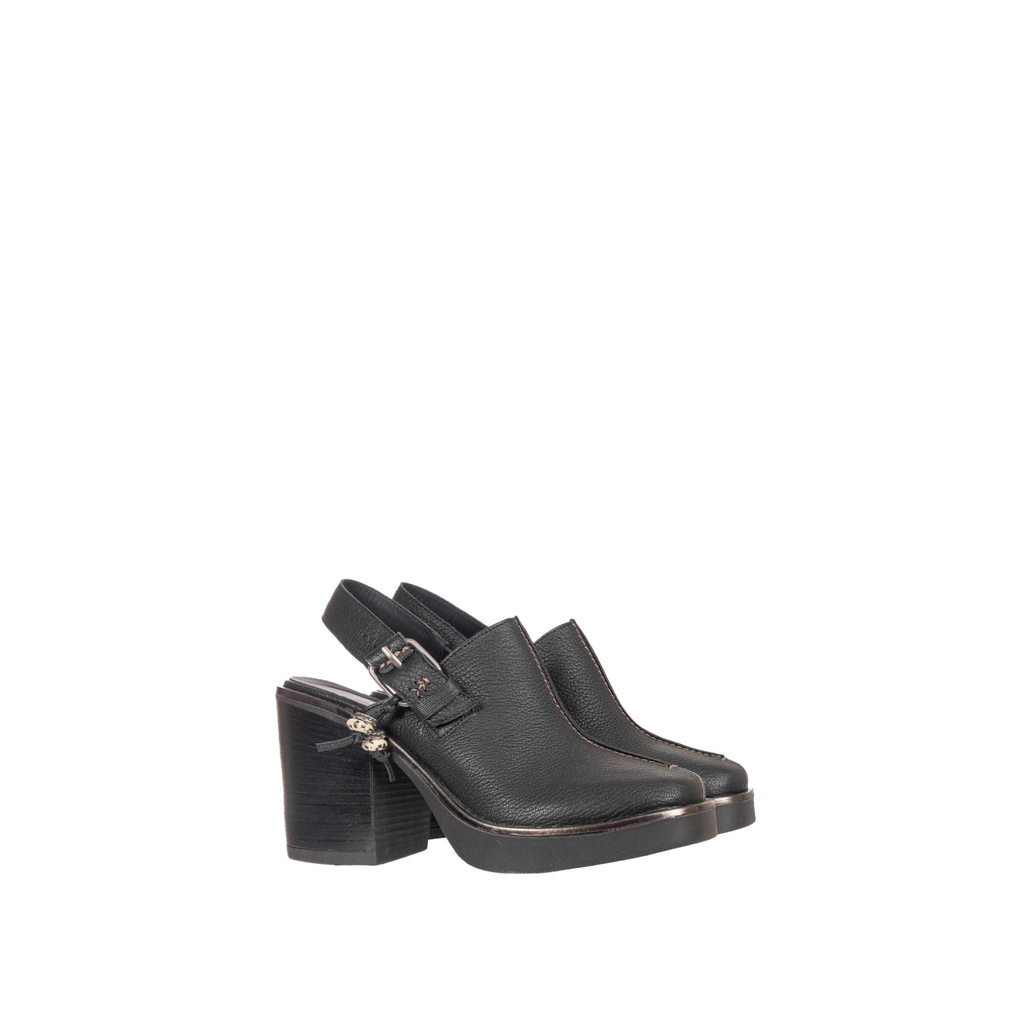 Platform Chanel Shoes Martellato Black