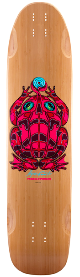 POWELL PERALTA DECK DH BYRON ESSERT FROG MINI BAMBOO 9 X 37