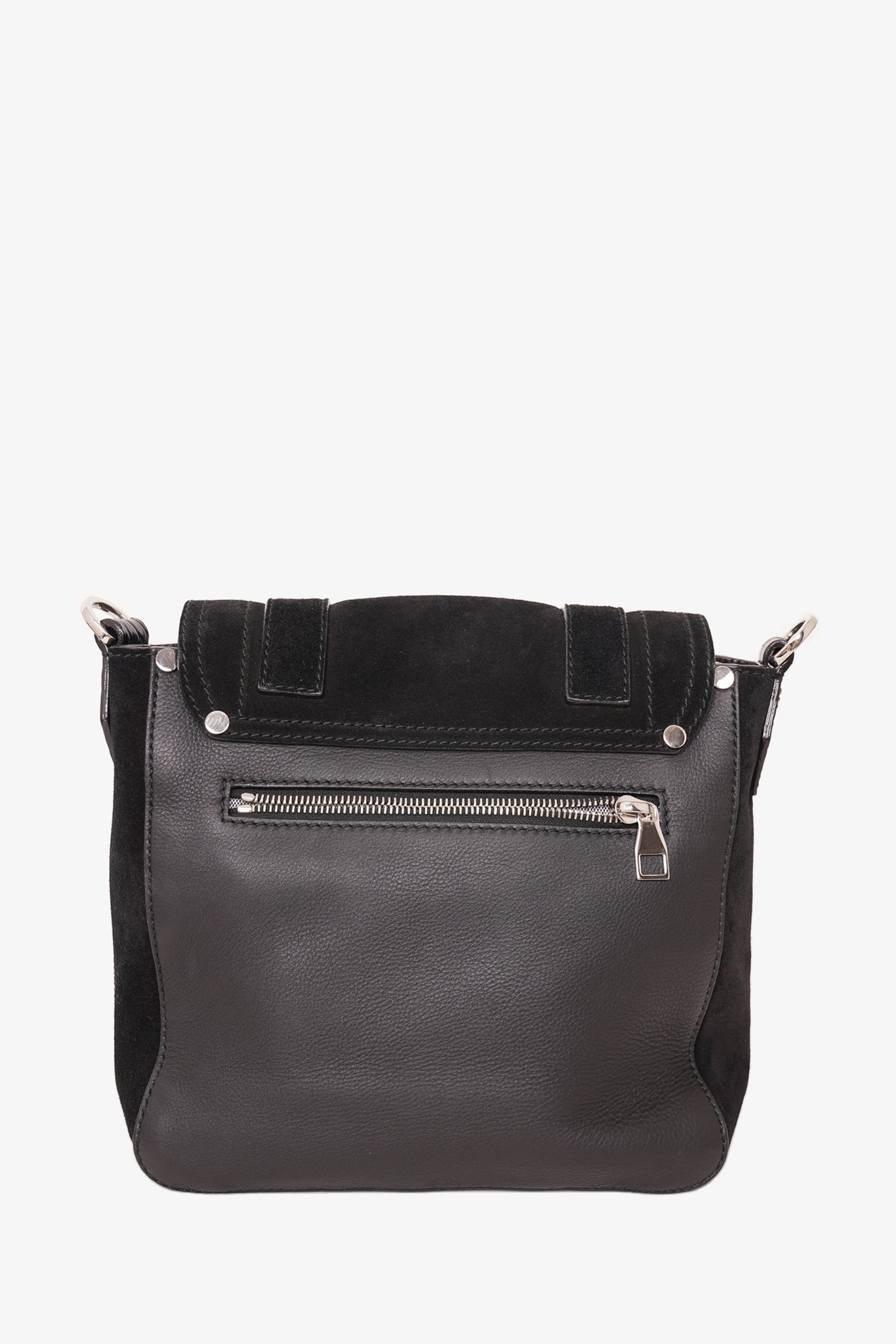 Proenza Schouler Black Suede / Leather Crossbody