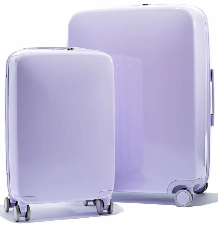 Raden A50 2-Piece Luggage Set - Light Purple Gloss 